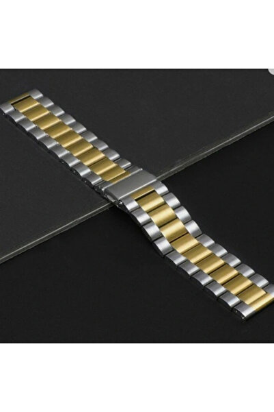 FERRO حزام الساعة من الفولاذ باللونين الأصفر والفضي FSWMK10020-D