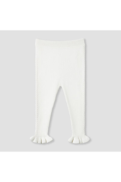 Juniors Ribbed Leggings with Bow Detail