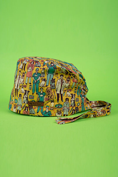 Best Bone Veteriner Günlüğü Desenli Cerrahi Bone