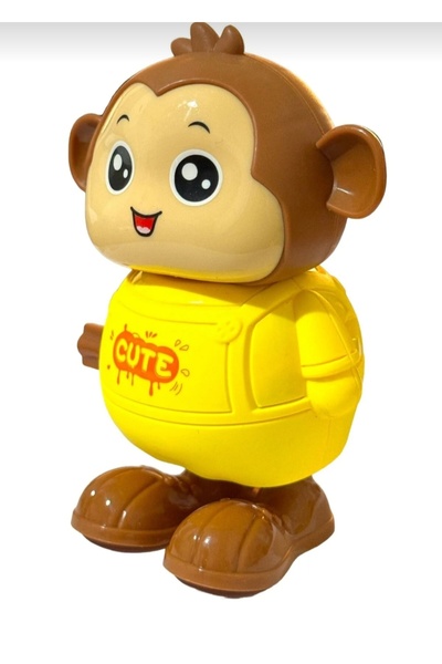 TOPROCKSTORE Wind-Up Jumping Walking Cute Monkey 10 cm