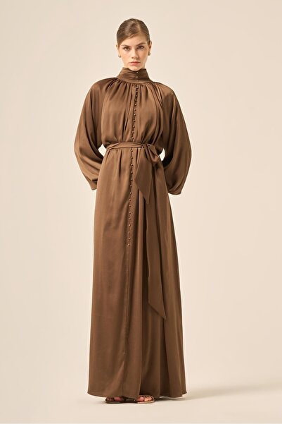 FTZ WOMEN ipek saten elbise