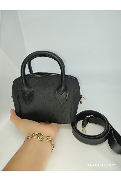 berismoda Kadın Monogram Şık Lüx EL Omuz Çanta 13x18cm