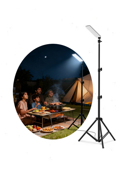 Yoawllty Camping Light LED Desert Light Work Lights: USB Powered with Adjustable Metal Telescoping Tripod.