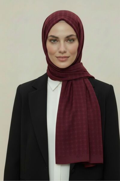 Karaca Eşarp شال حريري من الصوف منقوش من فيرا