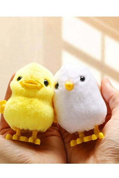 Beauenty لعبة أطفال تعمل بالزنبرك على شكل كتكوت أو بطة قطيفة قافزة، لعبة حيوان أليف محاكاة لتخفيف التوتر