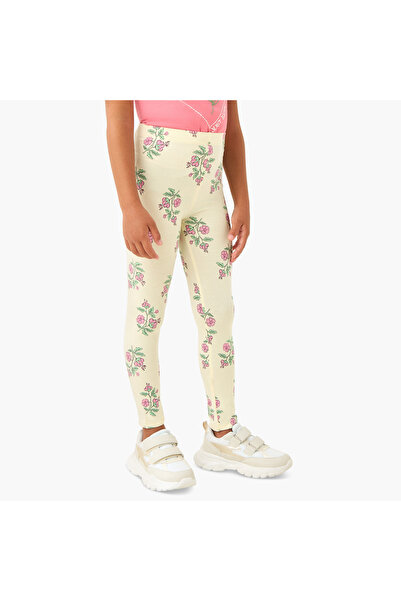 Juniors بنطال ضيق بطبعة زهور