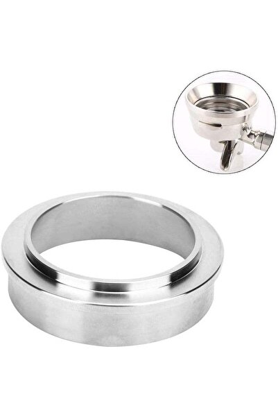 Generic 54mm Stainless Steel Coffee Espresso Dosing Ring Silver 5.4cm