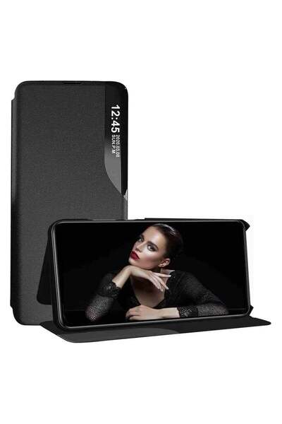 Generic Case for Xiaomi Redmi 14C, Smart View Flip Cover Slim Case