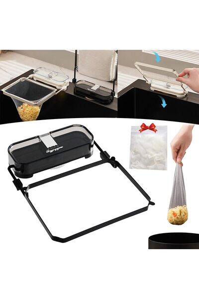 ALMEKAQUZ Suction Cup Sink Strainer with Net 50 pcs, Kitchen Sink Garbage Filter Rack Suction Cup, S