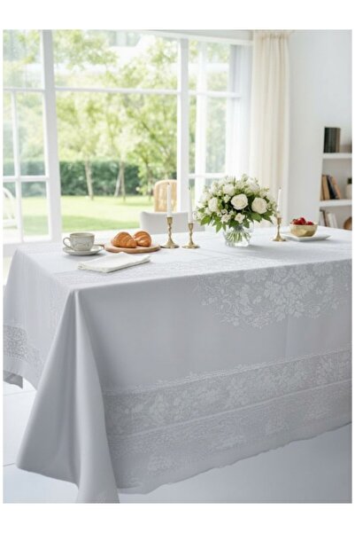 EVDEKİPERİ Water Roof 160×220 Tablecloth – Care-Free, Stain-Resistant, Waterproof