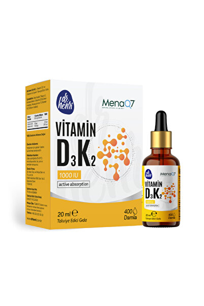 Dr.Henri D3 K2 Vitamin Takviye Edici Gıda 20 ml