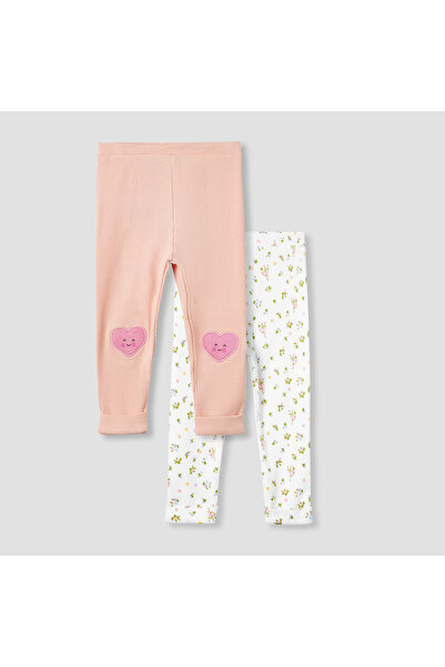 Juniors Assorted Ribbed Leggings - Set of 2