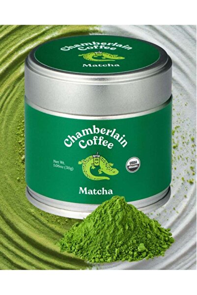 CHAMBERLAIN مسحوق شاي ماتشا الأخضر الاحتفالي من كوفي - شاي أخضر ياباني + ماتشا من الدرجة الأصلية
