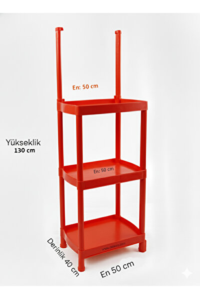 hemlic pump Plastik Kolay Kurulum Ürün Standı Kırmızı