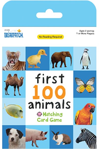 Briarpatch Matching Cards Game - First 100 Animals