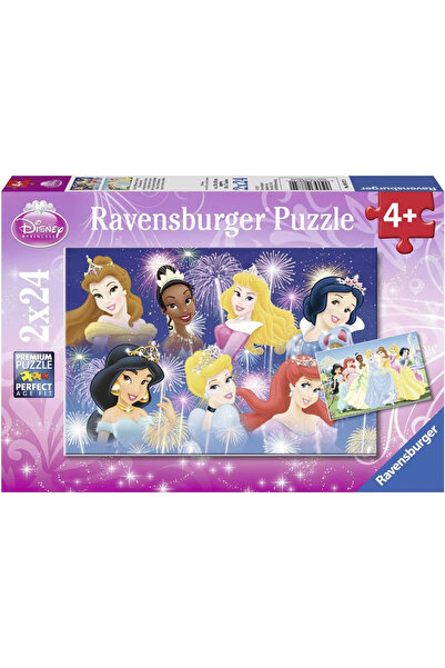 RAVENSBURGER لغز 2×24 قطعة لشخصيات أميرات ديزني - 088720