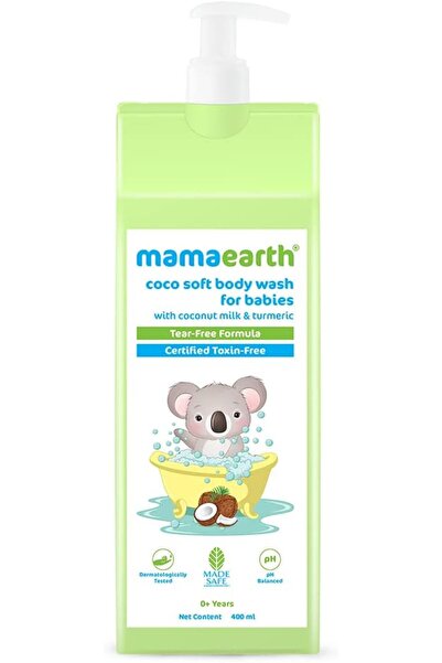 Mamaearth غسول الجسم كوكو سوفت بحليب جوز الهند والكركم - 400 مل