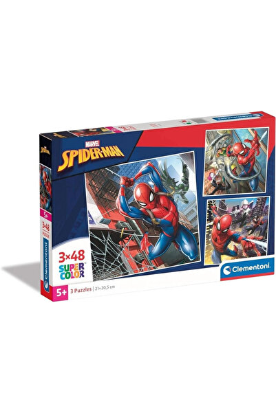 CLEMENTONI Spider-Man Puzzle 3x48 Parça - 25316