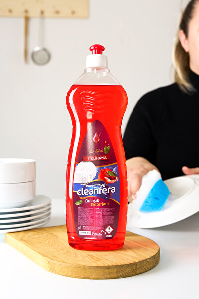Cleanfera Özel Seri Sıvı Bulaşık Deterjanı 750 ml Nar – Parlak ve Hijyenik So...