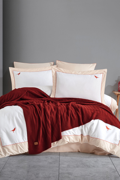 Hobby home collection Double New Fancy Blanket Set, Blanket Duvet Cover Sheet Pillowcase