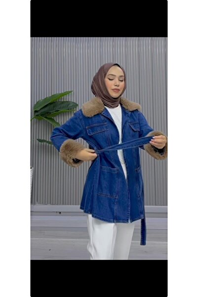 vurguns butik KOT KÜRKLÜ TRENÇ