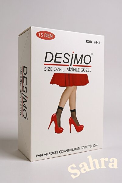 Katmirra 6-Pack Desimo Fit Shiny Thin Socks