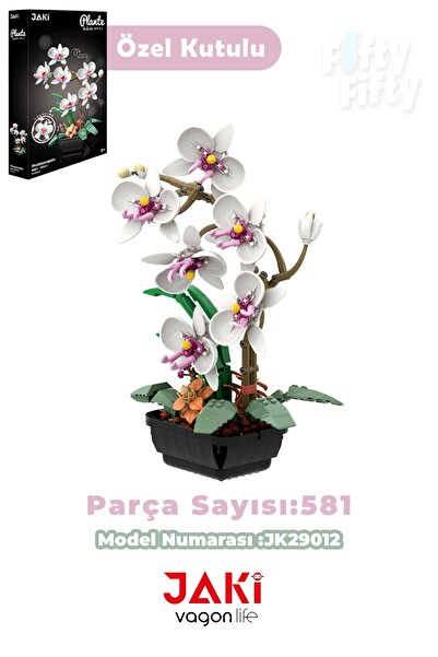 Vagonlife Jaki Plante Series S Cobalt Also White Orchid 581 Piece Toy Construction Set -Ffjk29012