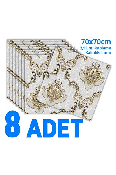 HORECA MARKET Kendinden Yapışkanlı Duvar Kağıdı Panel Strafor Köpük Klasik Ka...