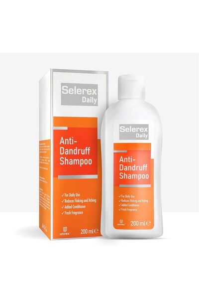 Selerex Daily Anti-Dandruff Shampoo 200ML with Selenium Sulfide 1% w/v