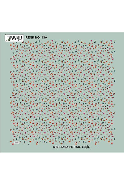 REYYAN قماش يمني داخلي من الحرير المعطر بتصميم زهور مطرزة 100×100 سم للهدايا