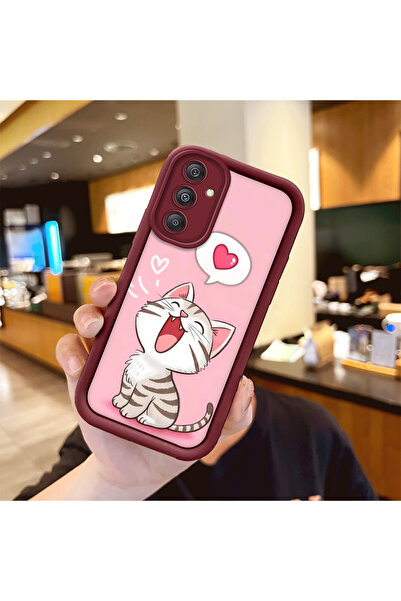 Hontinga حافظة هاتف متوافقة مع هاتف سامسونج جالاكسي M34 5G مصنوعة من مادة الس...