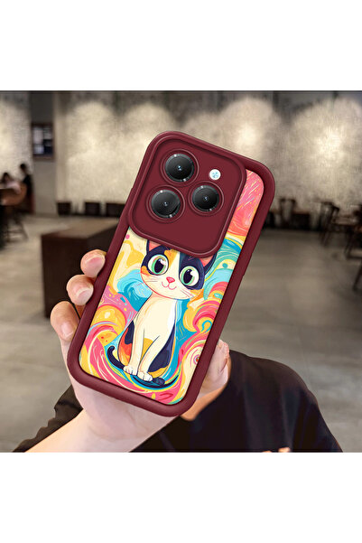 Hontinga حافظة هاتف ملونة من السيليكون متوافقة مع هاتف Infinix Hot 40/40 Pro ...