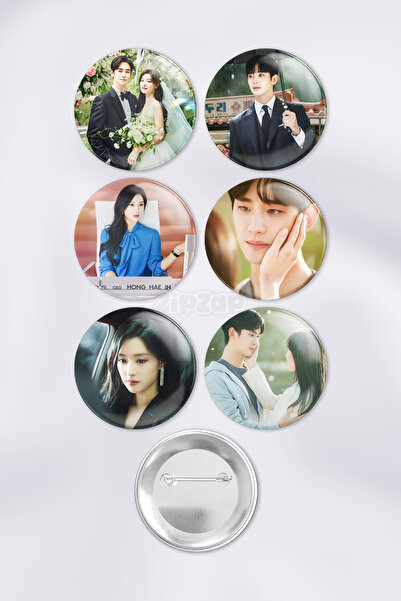 ZipZap Queen of Tears K Drama Kdrama Set de insigne decorative pentru geantă,...
