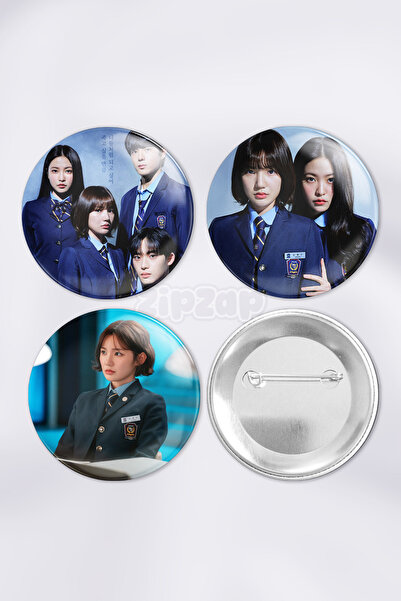 ZipZap Bitc h X Rich K Drama Kdrama Set de insigne decorative pentru geantă (...