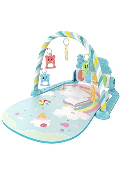 Fun Moment Baby Play Mat with Hanging Toys and Piano