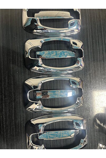Citroen Jumper 2024 Düğmeli Krom Kapı Kolu 8 Parça