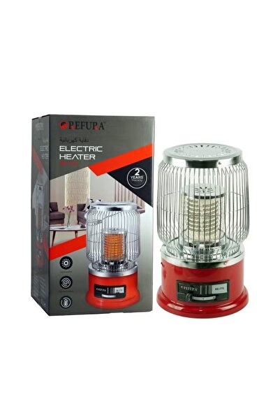 REFURA ELECTRIC ROOM HEATER LANTERN DESIGN RED -2000W RE-770