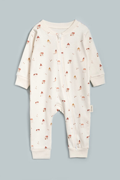 Vauva Baby girl boy romper long sleeve zippered pajama onesie Printed sleep sack