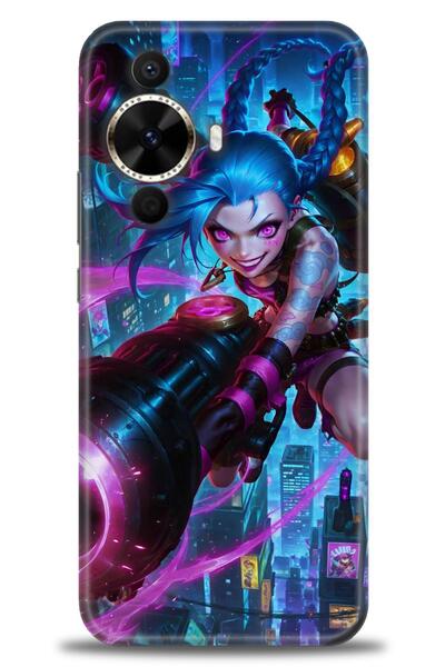 Rulet Aksesuar غطاء متوافق مع هاتف هواوي نوفا 12S HD مطبوع - غطاء سيليكون مصم...