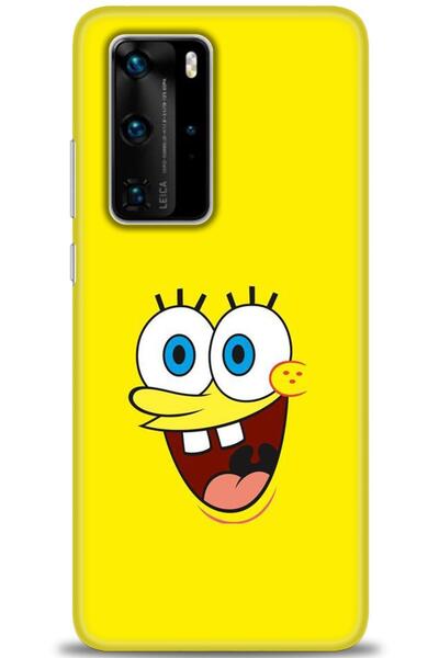 Rulet Aksesuar غطاء متوافق مع هاتف هواوي P40 Pro HD مطبوع + واقي شاشة سيراميك...