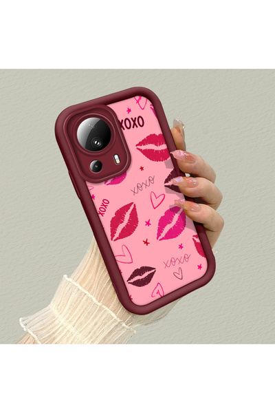 Hontinga حافظة هاتف Xiaomi Mi 13 Lite متوافقة مع مادة السيليكون المضادة للسقو...