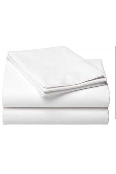 Altınbaşak Set cearșafuri Ranforce dublu/king size 180*200cm 100% bumbac alb