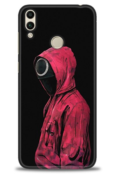 Rulet Aksesuar غطاء متوافق مع هاتف هواوي هونر 8C HD مطبوع - غطاء سيليكون مصمم...