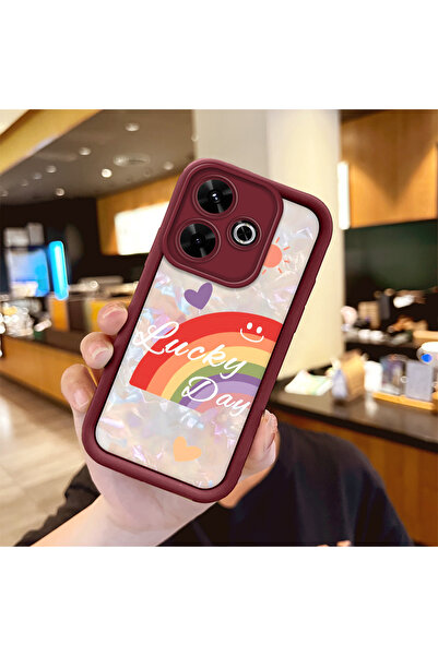 Hontinga حافظة هاتف Xiaomi Redmi 13 4G متوافقة مع مادة السيليكون المضادة للسق...