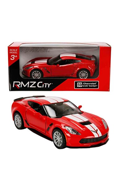 RMZ City 1:32 Amerikan Serisi Die Cast Çek Bırak Model Araba - Kırmızı Chevro...