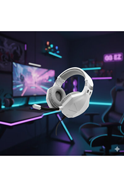 ASA سماعة رأس سلكية للألعاب مزودة بميكروفون عازل للضوضاء، ومحركات ستيريو 40 مم