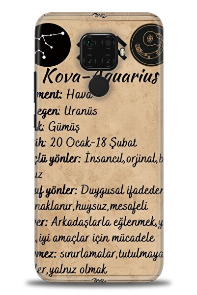 Rulet Aksesuar غطاء متوافق مع هاتف هواوي ميت 30 لايت HD مطبوع - غطاء سيليكون ...