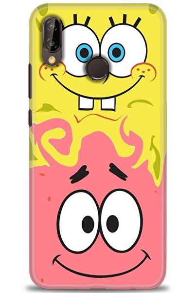 Rulet Aksesuar غطاء متوافق مع هاتف هواوي P20 لايت HD مطبوع - غطاء سيليكون مصم...