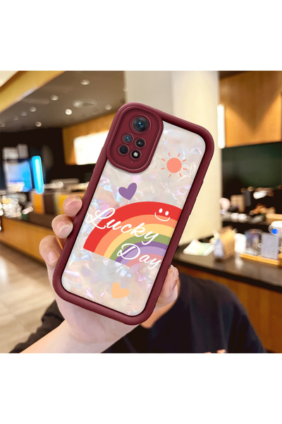 Hontinga حافظة هاتف Xiaomi Redmi Note 12 Pro 4G متوافقة مع مادة السيليكون الم...