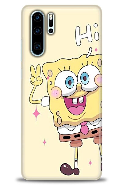 Rulet Aksesuar Huawei P30 Pro Uyumlu Kılıf HD Baskılı Kapak - Tasarım Silikon...